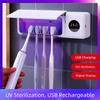 Intelligent Sterilization Electric Toothbrush Sterilizer 4 Slots Smart Toothbrush Rack  Oral Health