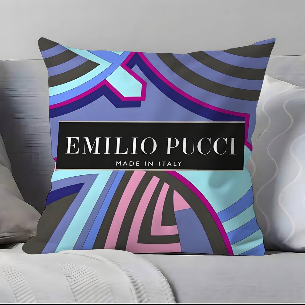 Модная Наволочка E-Emiliop-Pucci Мягкая, Приятная для Кожи и Удобная, С Скрытой Молнией