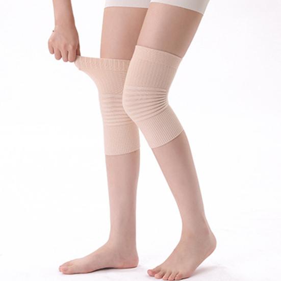 1 пара компрессионных наколенников для мужчин и женщин, эластичный хлопковый наколенник для поддержки колена, улучшения кровообращения, облегчения боли