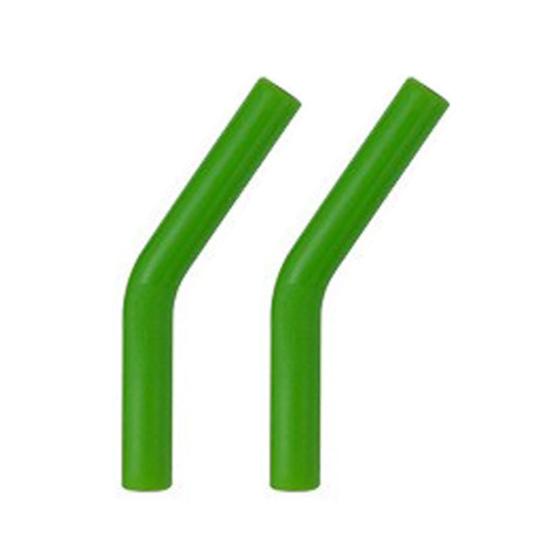 2 шт. силиконовые насадки для соломинок, чехлы для металлических соломинок, многоразовые защитные насадки для пищевых соломинок, гибкие, не содержащие бисфенола А, термостойкие сменные насадки для локтей