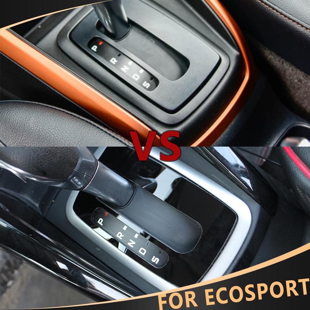 Автомобильная ручка переключения передач, наклейка на панель, декоративная накладка для Ford Ecosport 2013 2014 2015 2016 2017, наклейка на шестерню