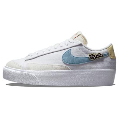 Женские кроссовки Blazer Low Platform Next Nature Boarder Blue Обувь для скейтборда DJ6376-100