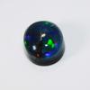 7 Ct Cabochon Multi Color Loose Gemstone Doublet Fire Opal Ring Siz