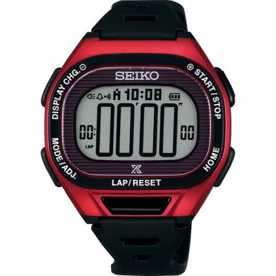 Мужской SBEF047 (PROSPEX Super Runners Солнечные) Овальные часы, черные, пластиковые, цифровые