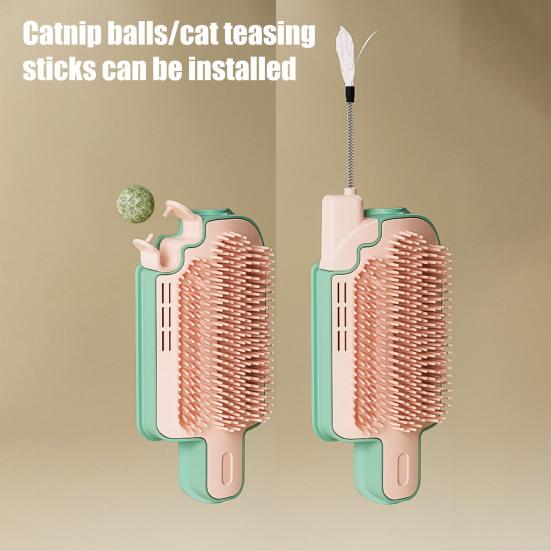 Кошачий самостоятельный груминг с кошачьей мятой, настенный уголок, кошачья мордочка, щетка для ухода за домашними животными, массажная расческа для длинношерстных кошек и собак
