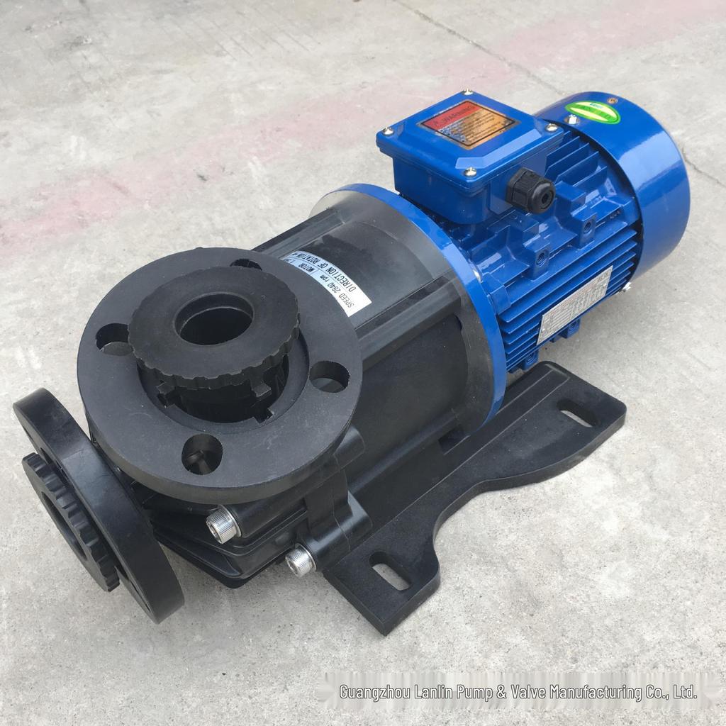 MX-403 Corrosion-Resistant Chemical Liquid Magnetic Drive Pump, 2.2KW - For Pharmaceutical Transfer and Circulation
