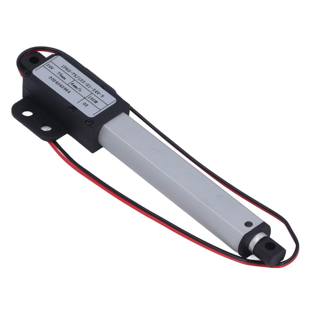 Electric Mini Linear Actuator Telescopic Small Motion Actuator 150N 75mm Stroke DC24V 4mm s for Robot