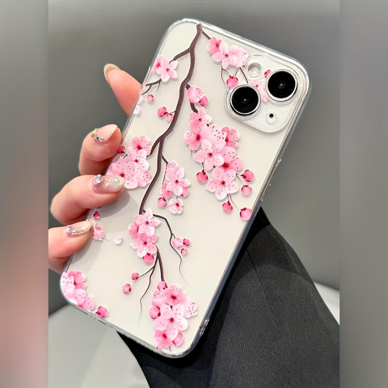 Чехол для телефона с рисунком сливового цвета для iPhone 15 14 13 12 11 x XR Xs SE2 SE 8 7 plus pro Max Задняя крышка из ТПУ