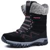 36-42 Women's Winter High Bands Boot Anti-Slip Waterproof Warm Pole Wool Warm Large Size Snow Boot Women's Shoes