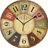 Creative Wooden Wall Clock 30 Cm MDF Wall Clock Mute Quartz Clock Living Room Wall Clock