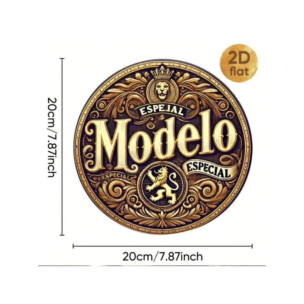 Винтажная металлическая вывеска Modelo Beer Ретро Декор стены бара Оловянная табличка Постер