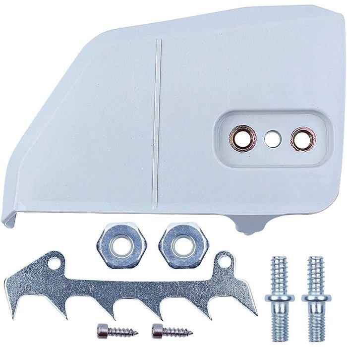 Couvercle pignon de chaîne + crampon pare-chocs pour STIHL 017/018/021/023/025 MS170–MS250 (kit)