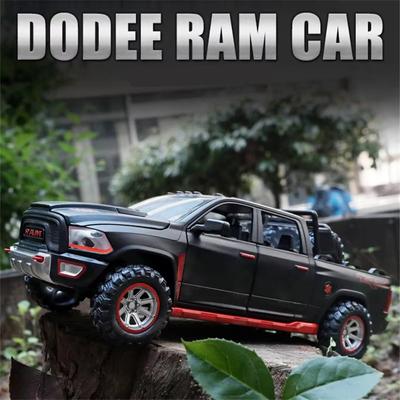 Новый 1:32 Dodge Ram TRX Пикап Грузовик Модель Легкосплавного Автомобиля Литая Игрушка Внедорожник Звук и Свет Инерционный Моделирование Детская Игрушка Подарок Мальчику
