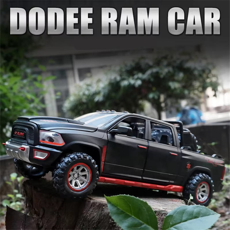 Новый 1:32 Dodge Ram TRX Пикап Грузовик Модель Легкосплавного Автомобиля Литая Игрушка Внедорожник Звук и Свет Инерционный Моделирование Детская Игрушка Подарок Мальчику