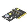 Адаптер AX210 Поддержка 2230 Mini PCIE на M.2 NGFF Конвертер для WiFi карт AX210 AX200 9260NGW Двойная функция