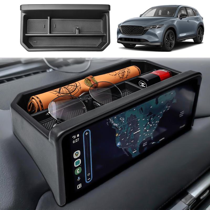 Органайзер для центральной консоли и приборной панели для Mazda CX5 CX-5 2024, ящик подлокотника, держатель для телефона, поднос на переднюю панель автомобиля