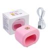 Портативная мини-лампа для ногтей с питанием от USB, компактный дизайн, ТВ-образный лак для ногтей без черного цвета, быстросохнущий маникюрный аппарат для ногтей