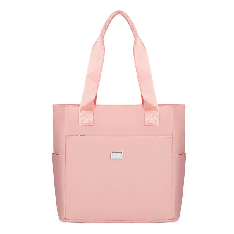 Однотонная простая повседневная наплечная сумка-подмышка, универсальная для ежедневных поездок, практичная сумка-тоут для ношения в руке