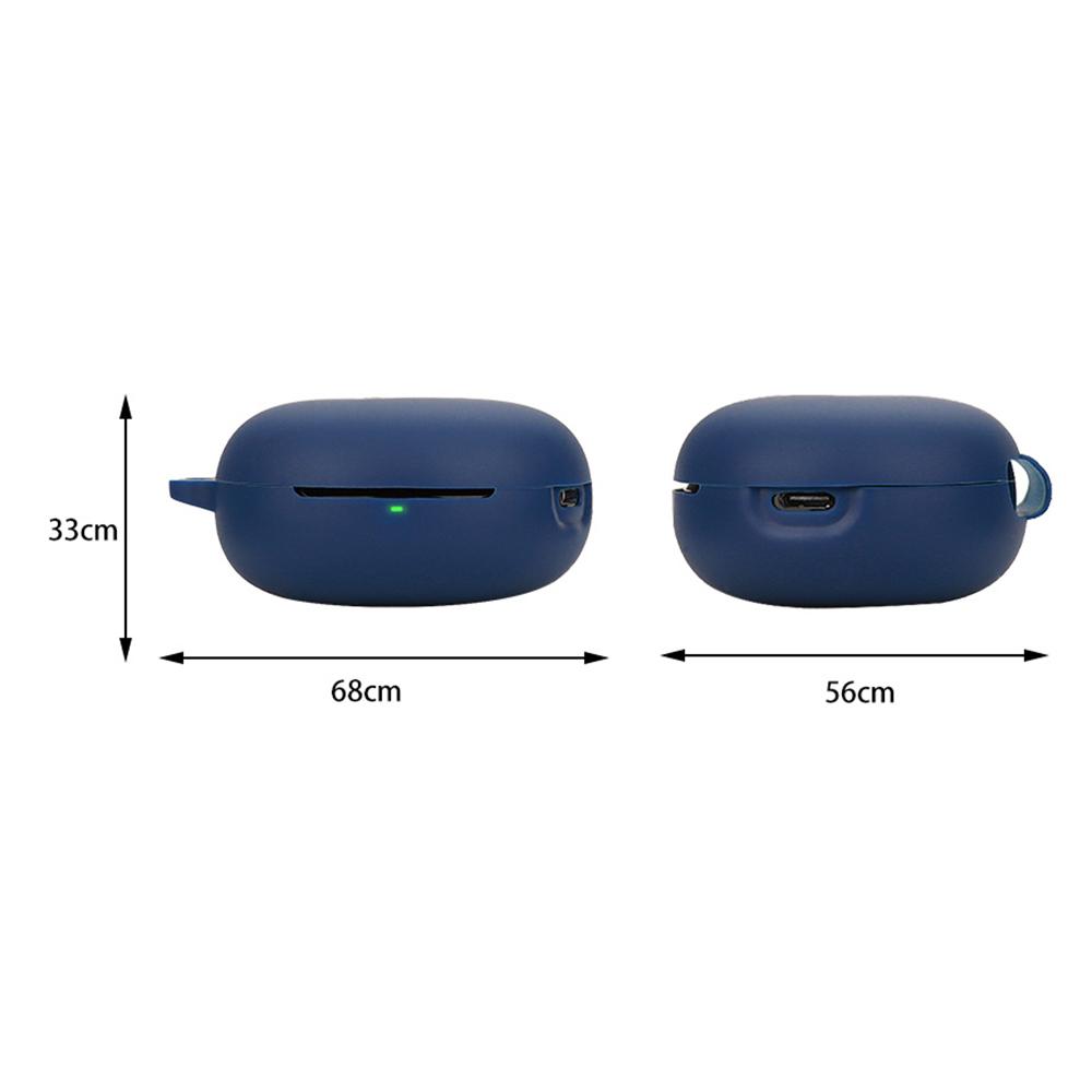 Чехол для Bluetooth-наушников QCY T13 ANC 2 с пряжкой против потери, силиконовый защитный чехол
