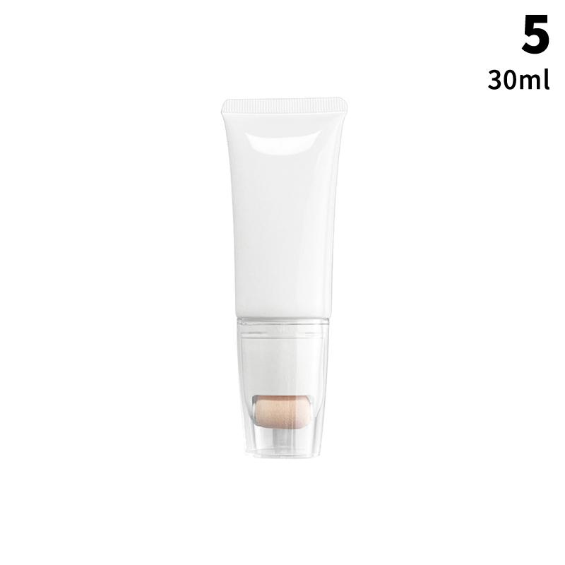 1Pcs 30Ml Cosmetic Flat Hose Duck Tongue, Brush Head, Silicone Roller Flat Cap Empty Bottle