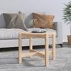 VidaXL Coffee Table Ø 62.5x45 Cm Solid Pine Wood 822302