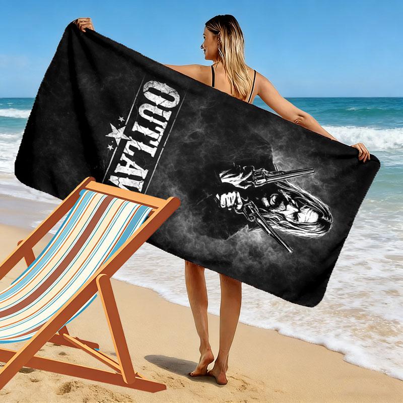 RDR2 poster Print Beach Towel, Large Soft Quick Dry Towel for Beach Camping Swimming