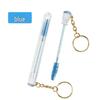 Clear Tube Mascara Brush with Rhinestone Gold Buckle - Disposable Crystal Rod Spiral Curler Tool
