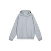 Nike Сплошной цвет с вышитым логотипом, пуловер с капюшоном, мужские топы с длинным рукавом, серый DX1356-063