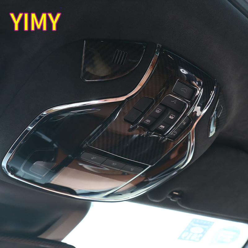 ABS Plastic Carbon Fiber Car Front Reading Light Lamp Cover Stickers Suitable for Maserati LEVANTE Quattroporte 2013-2025
