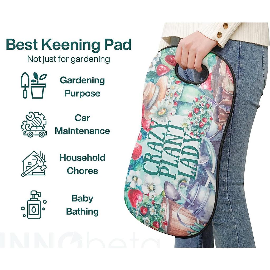 Garden Kneeling Mat, Waterproof Fabric, Multi functional Garden Yoga Kneeling Mat, SBR Camping Cushion