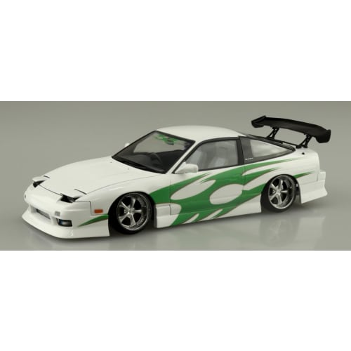 Aoshima Bunka Kyozai 1/24 Серия Тюнингованные автомобили №98 Nissan URAS RPS13 180SX '96 Версия 2 Пластиковая модель автомобиля