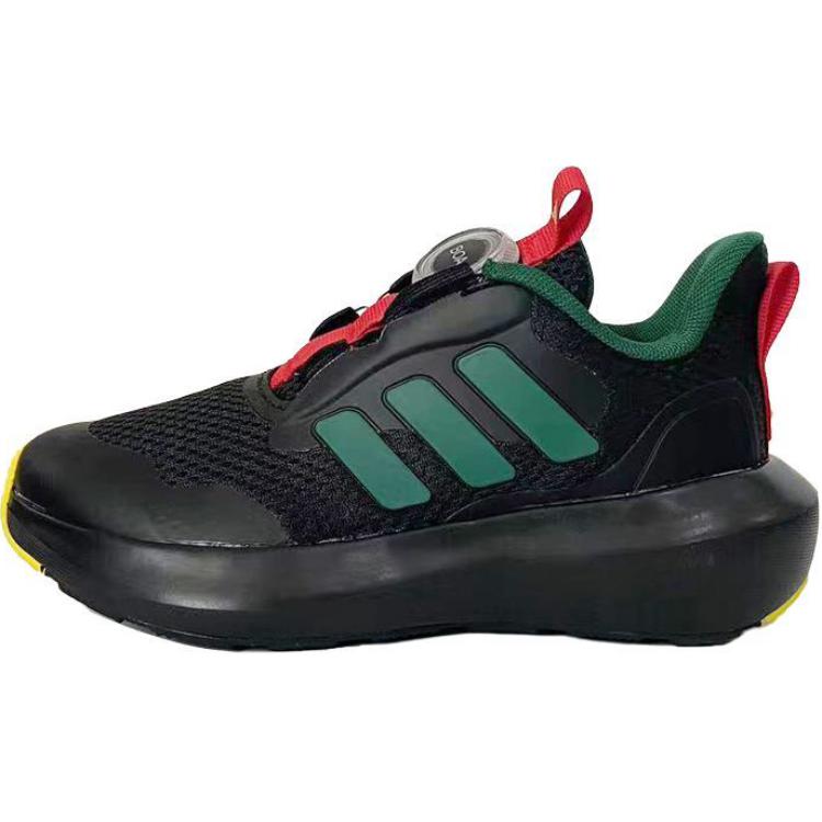 Adidas Fortarun 3.0 Boa K Comfortable Versatile Durable Low-Top Running Shoes Kids Running Shoes Black JI2197