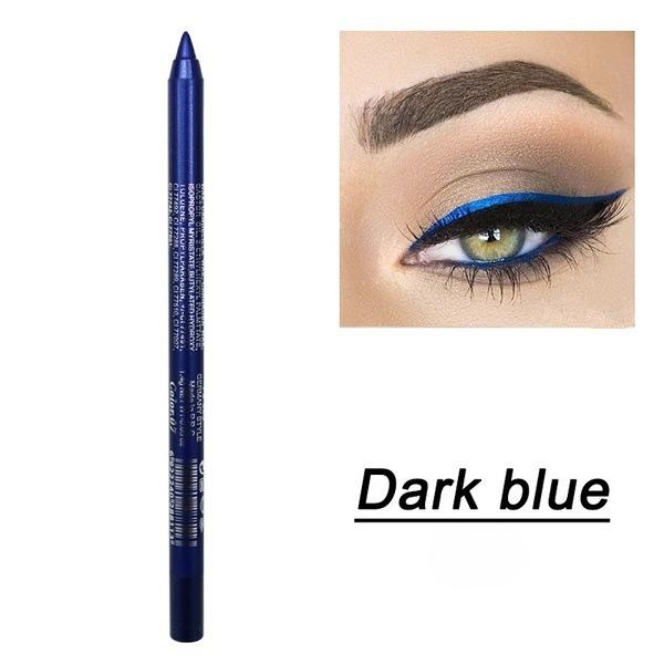 Многоцветная мерцающая подводка для глаз, гелевая подводка для глаз, 4-в-1, цветная подводка для глаз, тени для век и карандаш для бровей, водостойкая и долговечная