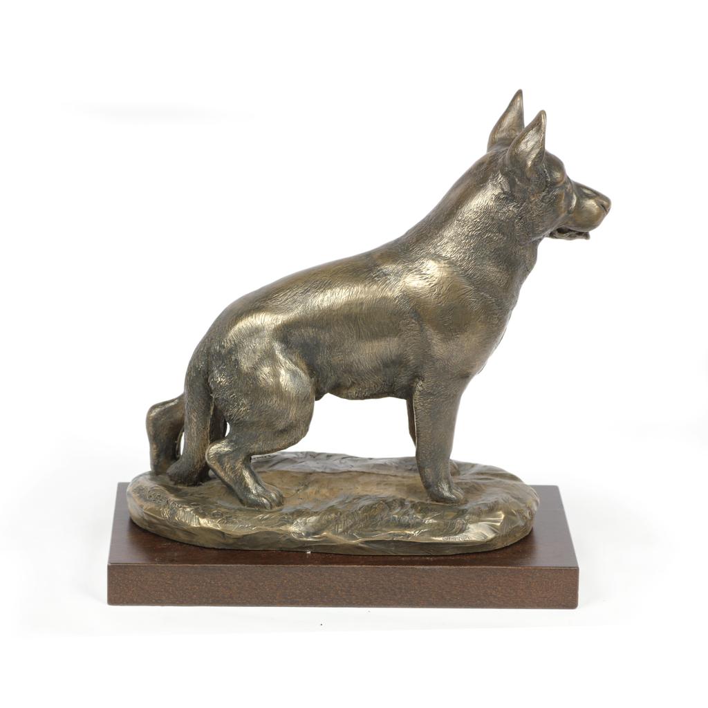 Owczarek Niemiecki, Alsatian - Statuetka Psa, Figurka Do Biura, Trofeum Na Wystawę Psów Marki Art-Dog