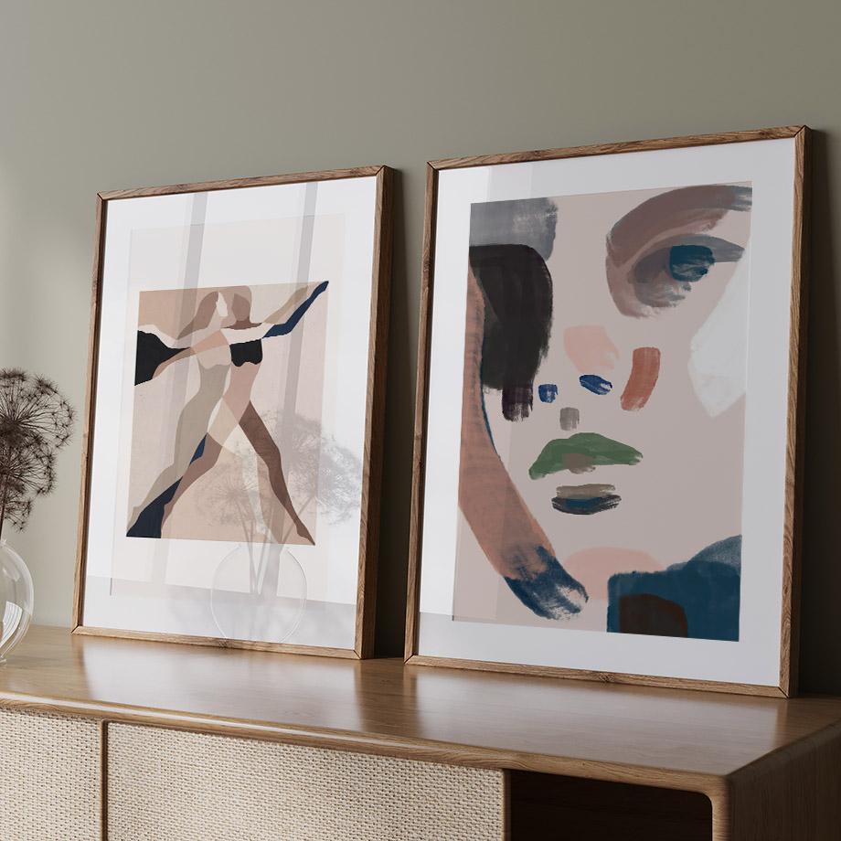 Classy Brow Line Abstract Girl Face Body Flower Minimalism Living Room Decor Canvas Painting Posters And Prints Wall Art Picture