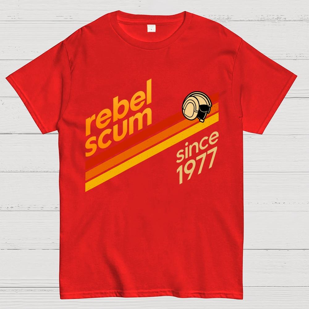 Vintage Scum Old School Scum Since 1977 Cotton Summer Casual Cool Loose T-Shirt