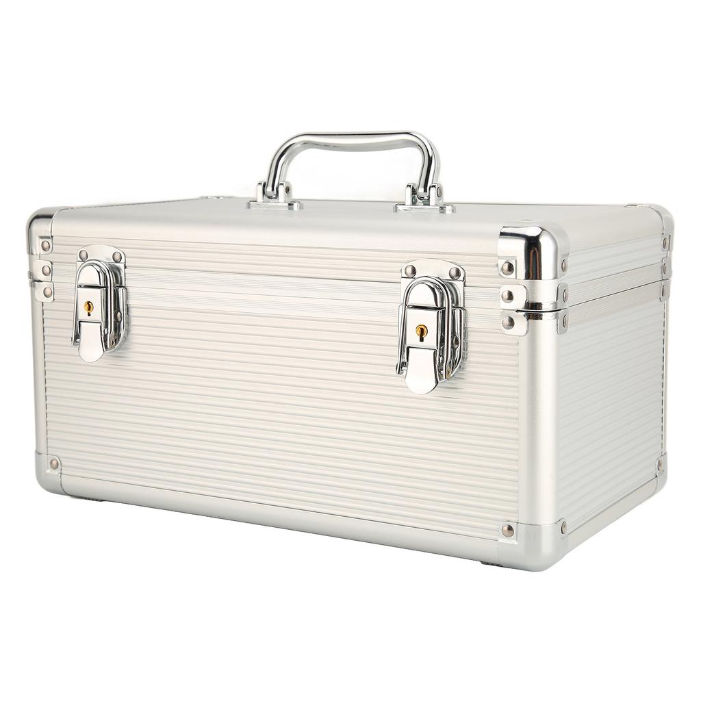 Hard Drive Case Hard Drive Storage Box 14 Bays Double Lock Design Hard Drive Case for 2.5in 3.5in Hard Drive