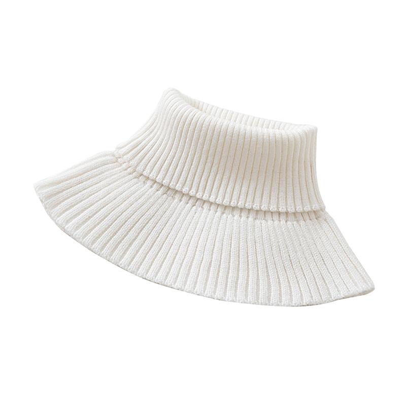 Fashion Autumn Winter Knitted Fake Collar Scarf Women Warm Turtleneck Neck Warmer Detachable Winter Warm Windproof Scarf