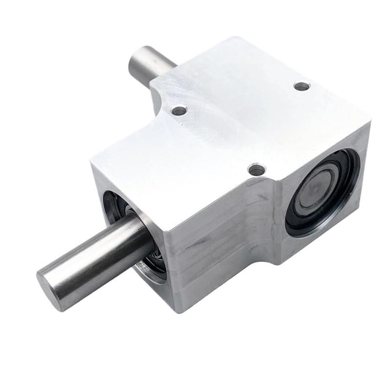AAAN-Gearbox-90 Degree Steering Gearbox-1.5M 19T Spiral Bevel Reversing Corner Device 1 To 1 15Mm Output Shaft Gear Set Commutat