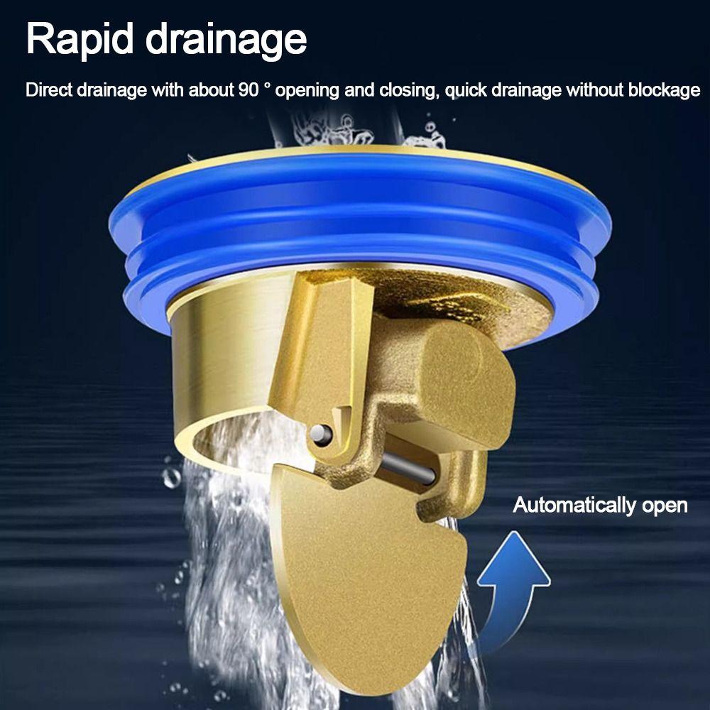 Dectable Sink Strainer Backflow Preventer Fast Drainage Floor Drain Bathroom Supplies