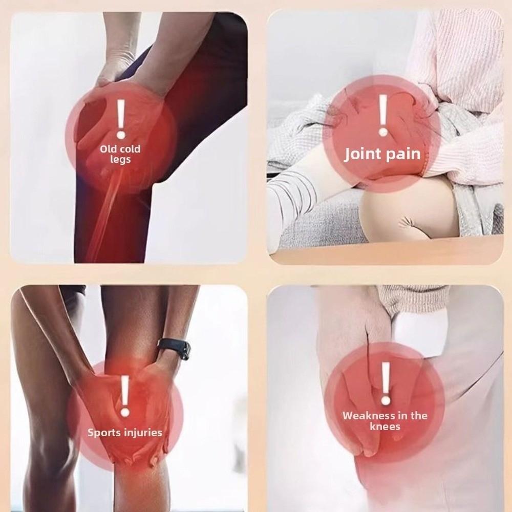 Cold-proof Warm Knee Pads with Straps Winter Warm Winter Knee Cover Old Cold Legs