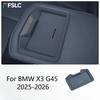 For BMW X3 G45 2025-2026 Rear Seat Wireless Charging Silicone Mat, Anti-slip Dustproof Protective Pad Car Interior Accessories