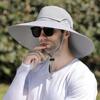 Foldable Large Brim Sun Hat Breathable Sun Protection Hat Fashion Fisherman Hat  Climbing