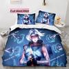 Игровой комплект постельного белья Valorant Односпальный Полуторный Полный Евро Кинг-сайз Комплект для кровати Взрослый Детская спальня Пододеяльник Комплекты 3D Печать Аниме 039