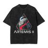 Artemis Ii Space Rocket Launch Mission To The Moon Artemis 2 T Shirt Men Cotton Novelty Tshirts O Neck Tees Short Sleeve Tops