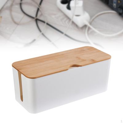 Коробка для скрытой прокладки кабелей для удлинителей и USB-концентраторов в офисе