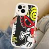 H-Hysteric Cute M-Mini Phone Case For IPhone 11 12 13 14 15 16 Pro Max Plus Leather Cover