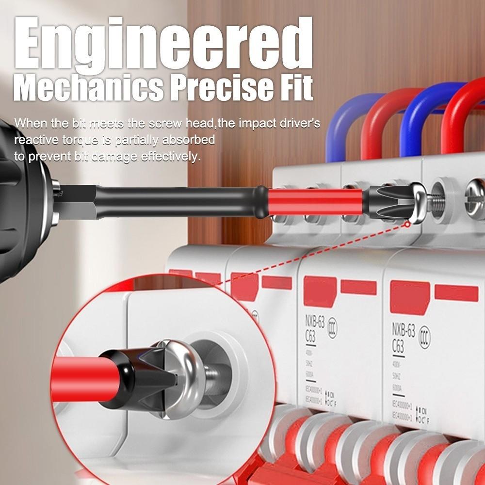 Набор бит для ударной отвертки с шестигранным хвостовиком 5/10 шт. 65/110 мм Насадка Переключатель Электроинструменты