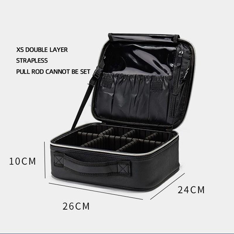 Перегородка, специальная косметичка, большая вместимость, визажист с макияжем, портативная сумка для хранения, ящик для инструментов для макияжа