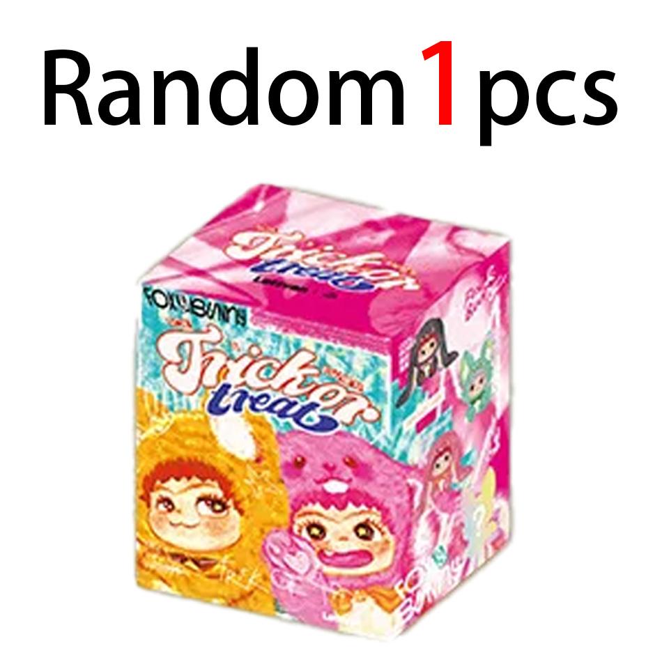 Wakuku V2 Слепая коробка Лиса и Зайчик Trick Or Treat Серия Виниловая кукла Сюрприз Мешок Брелок Модные игрушки Слепая коробка Персонализированные подарки